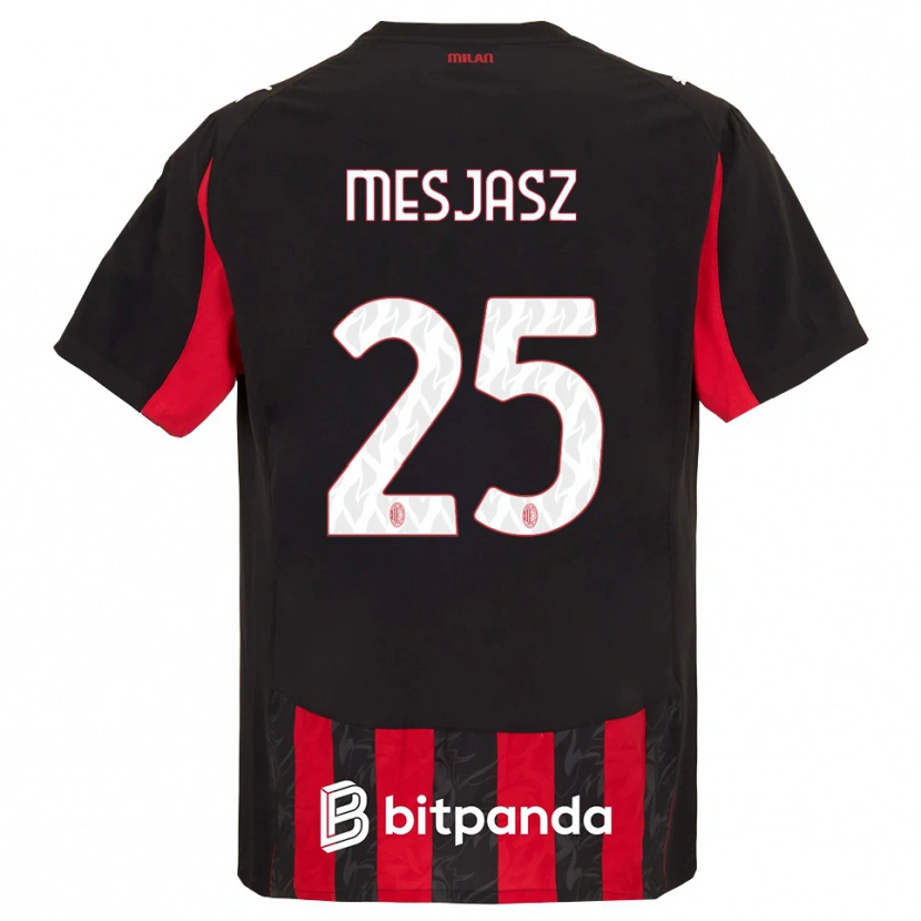 Danxen Heren Malgorzata Mesjasz #25 Rood Zwart Thuisshirt Thuistenue 2025/26 T-Shirt