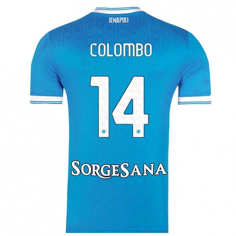 Danxen Heren Sofia Colombo #14 Hemelblauw Wit Thuisshirt Thuistenue 2025/26 T-Shirt