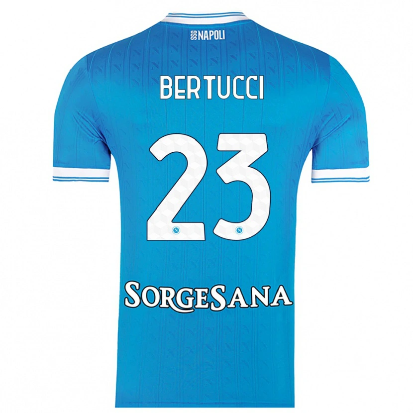 Danxen Heren Sofia Bertucci #23 Hemelblauw Wit Thuisshirt Thuistenue 2025/26 T-Shirt
