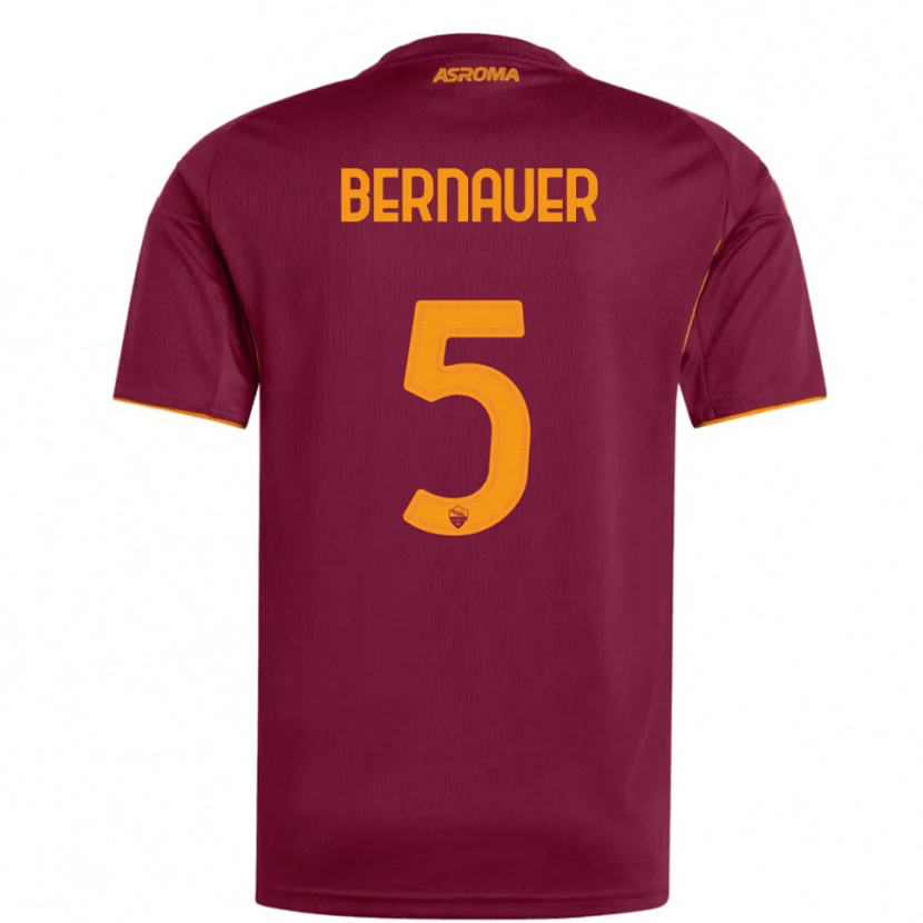 Danxen Heren Vanessa Bernauer #5 Bourgondisch Oranje Thuisshirt Thuistenue 2025/26 T-Shirt