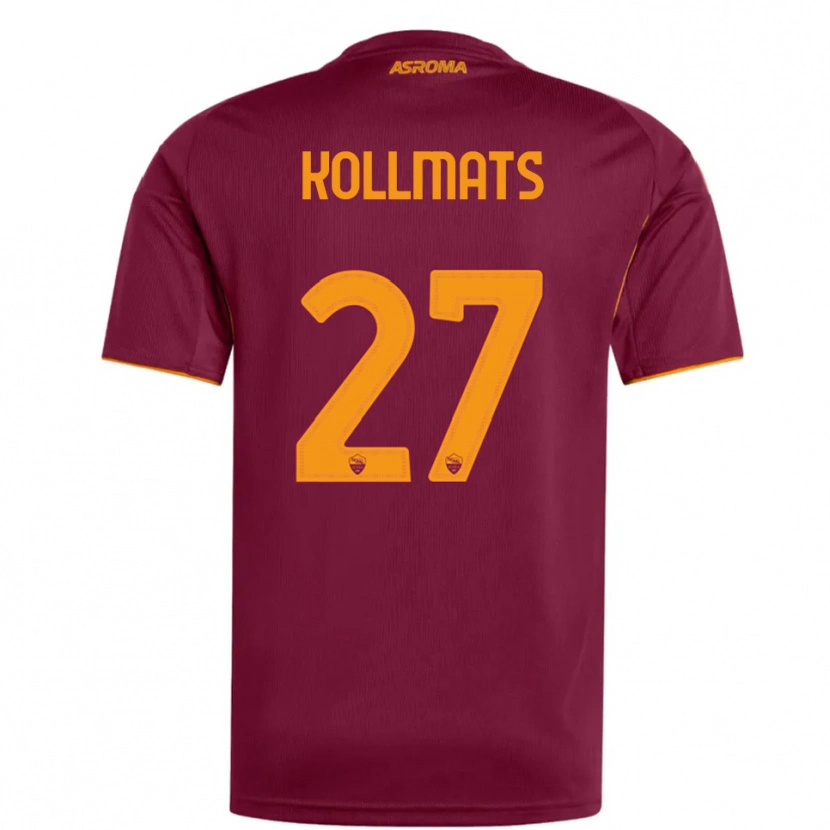 Danxen Heren Beata Kollmats #27 Bourgondisch Oranje Thuisshirt Thuistenue 2025/26 T-Shirt
