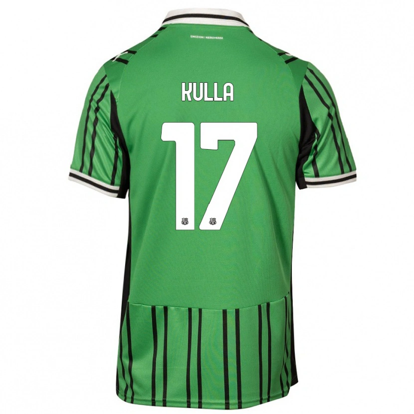 Danxen Heren Gabriel Kulla #17 Groen Zwart Thuisshirt Thuistenue 2025/26 T-Shirt
