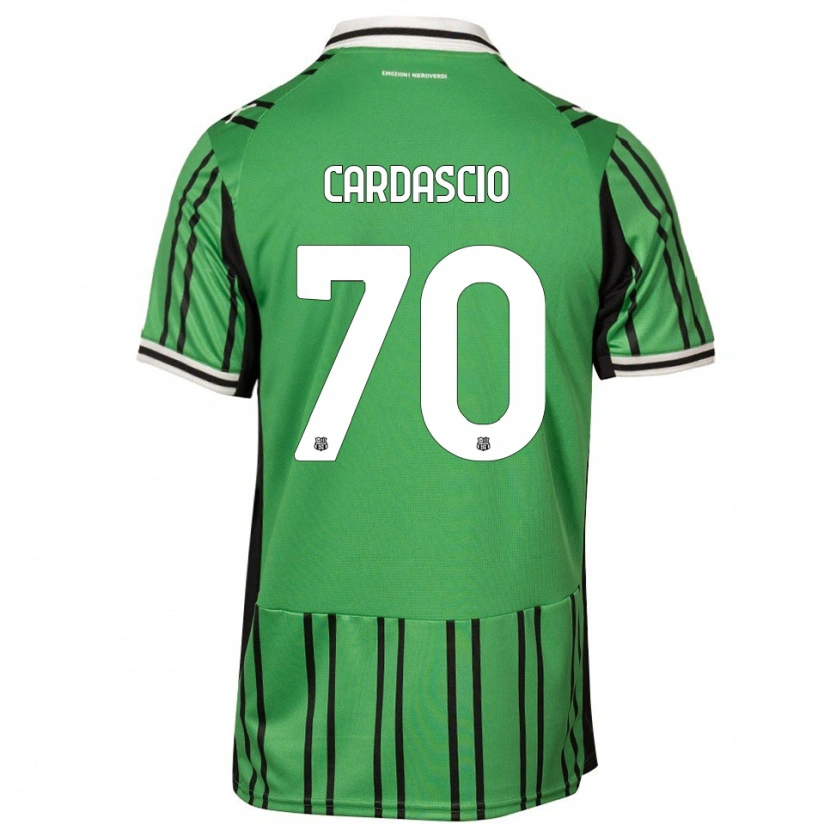 Danxen Heren Alessandro Cardascio #70 Groen Zwart Thuisshirt Thuistenue 2025/26 T-Shirt