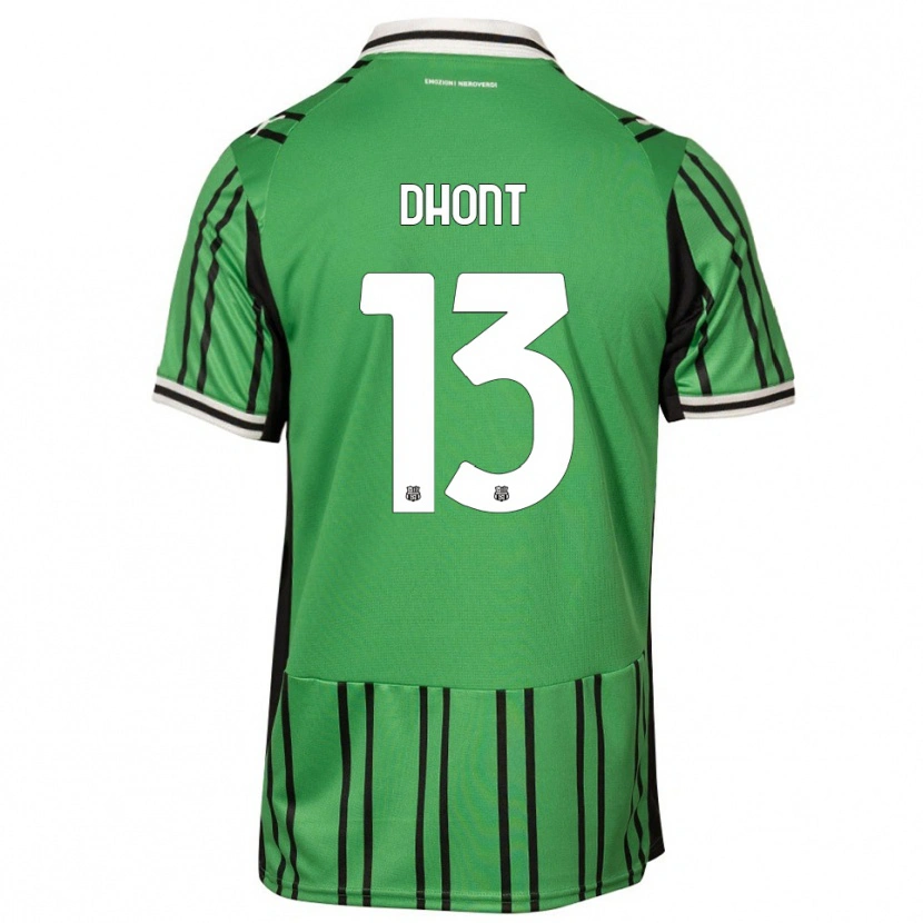 Danxen Heren Elena Dhont #13 Groen Zwart Thuisshirt Thuistenue 2025/26 T-Shirt