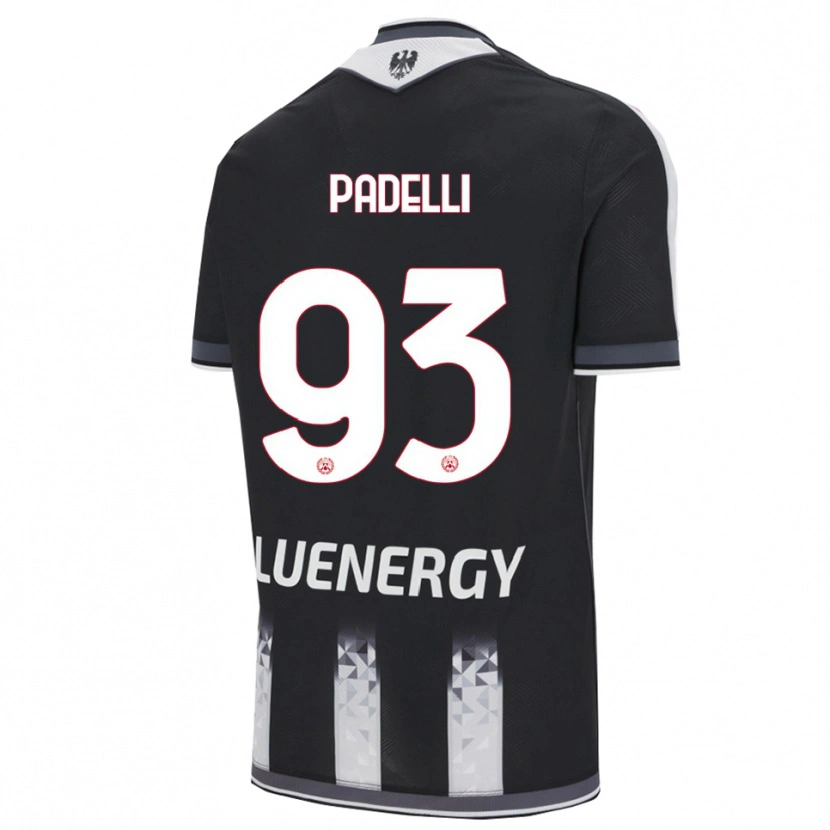 Danxen Heren Daniele Padelli #93 Zwart Wit Thuisshirt Thuistenue 2025/26 T-Shirt