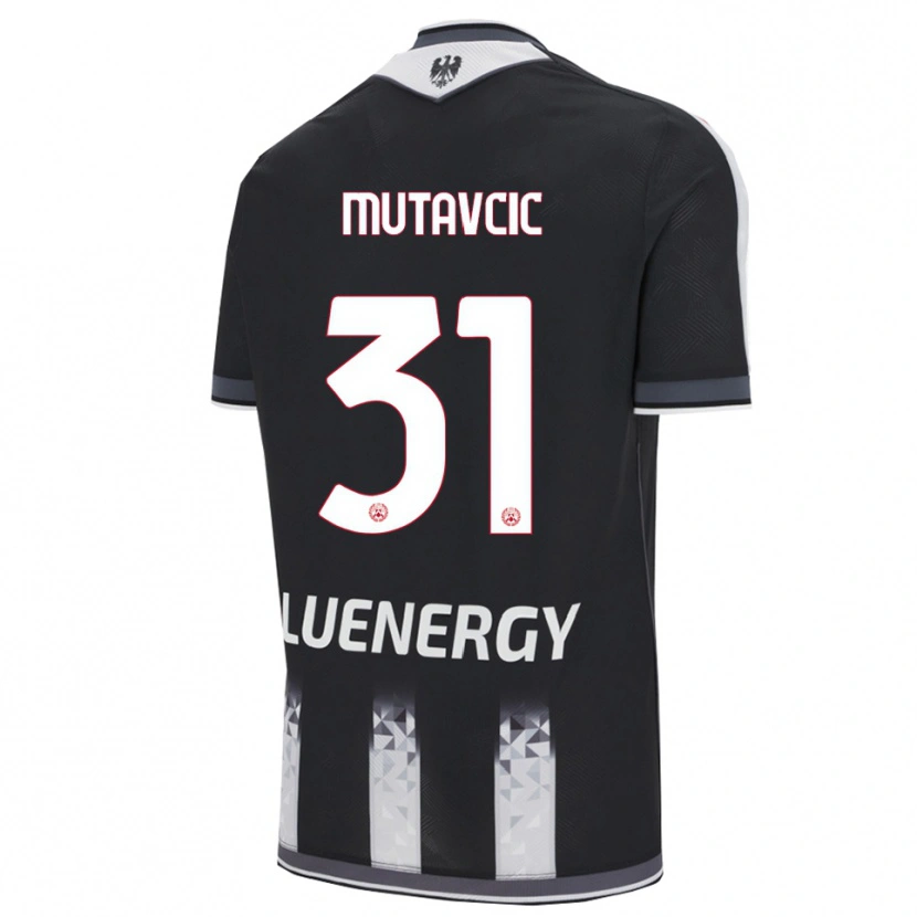 Danxen Heren Jan Mutavcic #31 Zwart Wit Thuisshirt Thuistenue 2025/26 T-Shirt