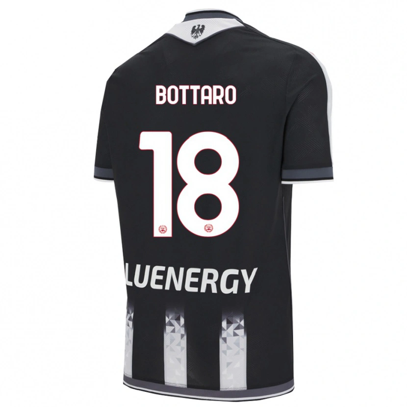 Danxen Heren Leonardo Bottaro #18 Zwart Wit Thuisshirt Thuistenue 2025/26 T-Shirt
