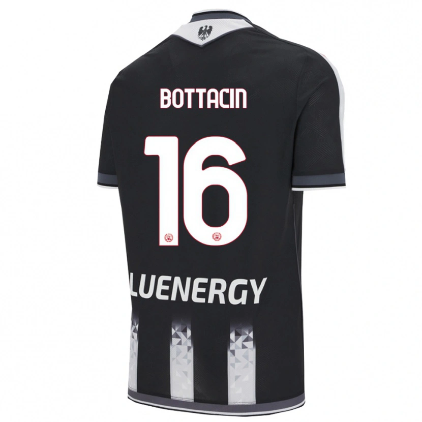 Danxen Heren Enrico Bottacin #16 Zwart Wit Thuisshirt Thuistenue 2025/26 T-Shirt