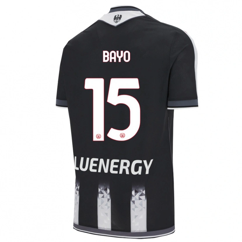 Danxen Heren Vakoun Bayo #15 Zwart Wit Thuisshirt Thuistenue 2025/26 T-Shirt