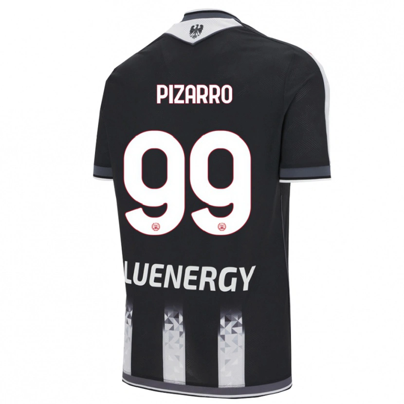 Danxen Heren Damián Pizarro #99 Zwart Wit Thuisshirt Thuistenue 2025/26 T-Shirt