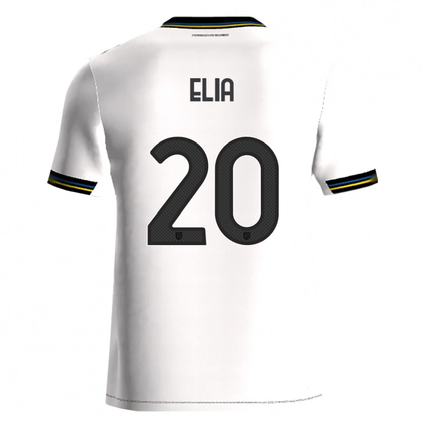 Danxen Heren Alessandro Elia #20 Wit Zwart Thuisshirt Thuistenue 2025/26 T-Shirt