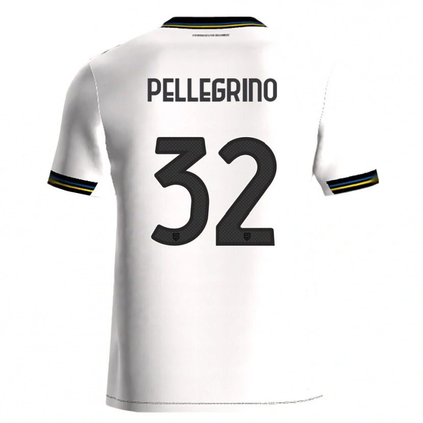 Danxen Heren Mateo Pellegrino #32 Wit Zwart Thuisshirt Thuistenue 2025/26 T-Shirt