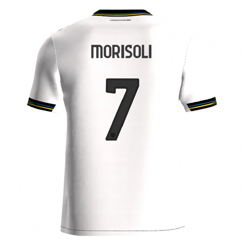 Danxen Heren Gabriel Morisoli #7 Wit Zwart Thuisshirt Thuistenue 2025/26 T-Shirt