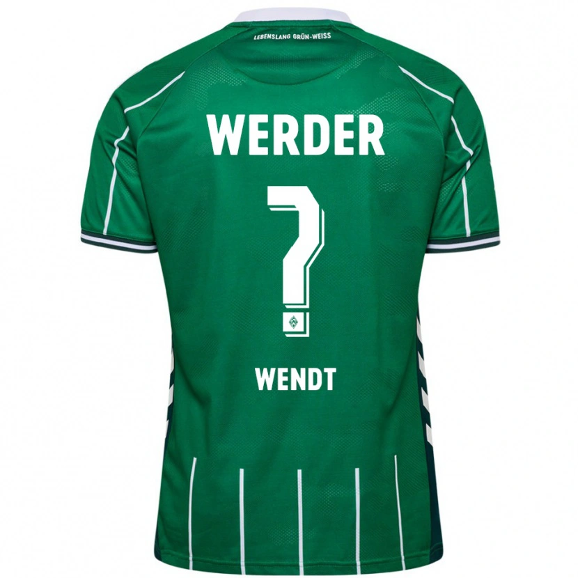 Danxen Heren Maximilian Wendt #0 Groen Wit Thuisshirt Thuistenue 2025/26 T-Shirt