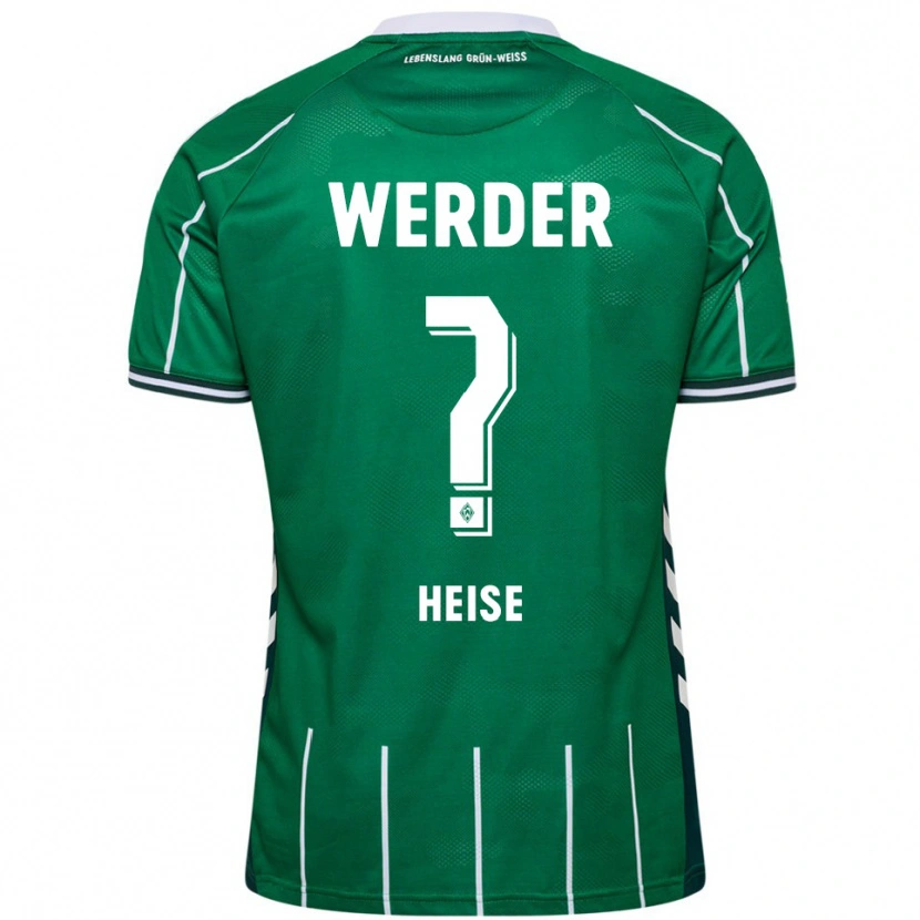 Danxen Heren Marius Heise #0 Groen Wit Thuisshirt Thuistenue 2025/26 T-Shirt