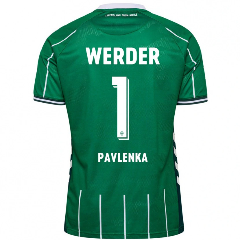 Danxen Heren Jiri Pavlenka #1 Groen Wit Thuisshirt Thuistenue 2025/26 T-Shirt