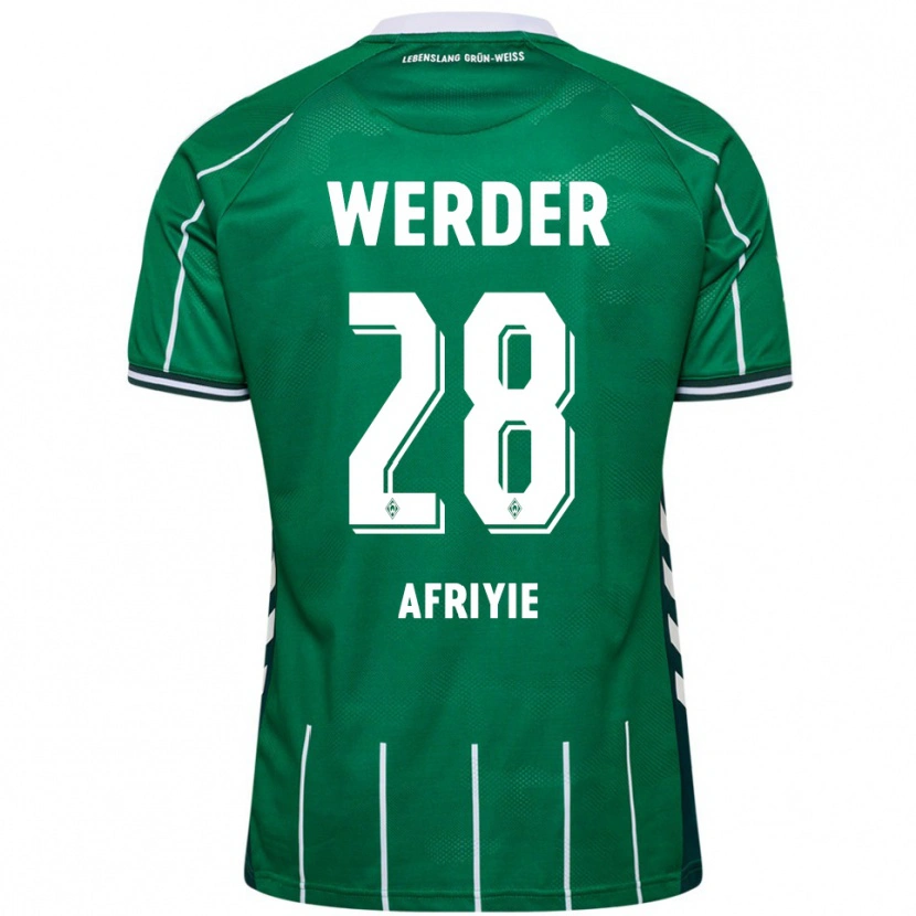 Danxen Heren Neal Afriyie #28 Groen Wit Thuisshirt Thuistenue 2025/26 T-Shirt