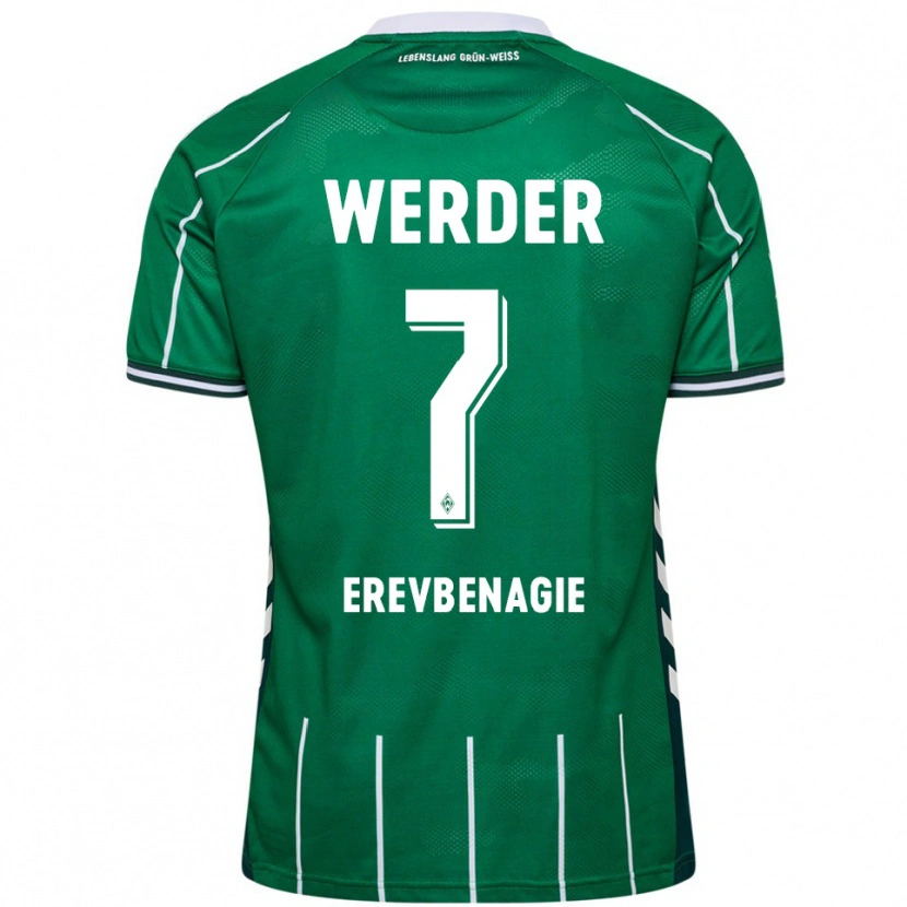 Danxen Heren Paul Erevbenagie #7 Groen Wit Thuisshirt Thuistenue 2025/26 T-Shirt