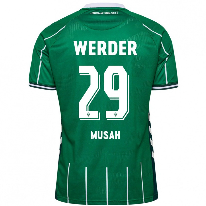 Danxen Heren Salim Musah #29 Groen Wit Thuisshirt Thuistenue 2025/26 T-Shirt