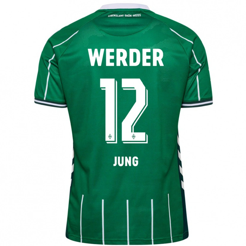 Danxen Heren Hugo Jung #12 Groen Wit Thuisshirt Thuistenue 2025/26 T-Shirt