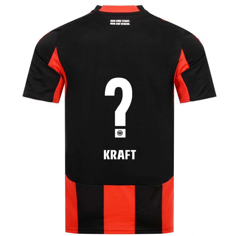 Danxen Heren Nico Kraft #0 Zwart Rood Thuisshirt Thuistenue 2025/26 T-Shirt