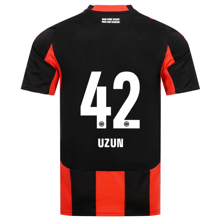 Danxen Heren Can Uzun #42 Zwart Rood Thuisshirt Thuistenue 2025/26 T-Shirt