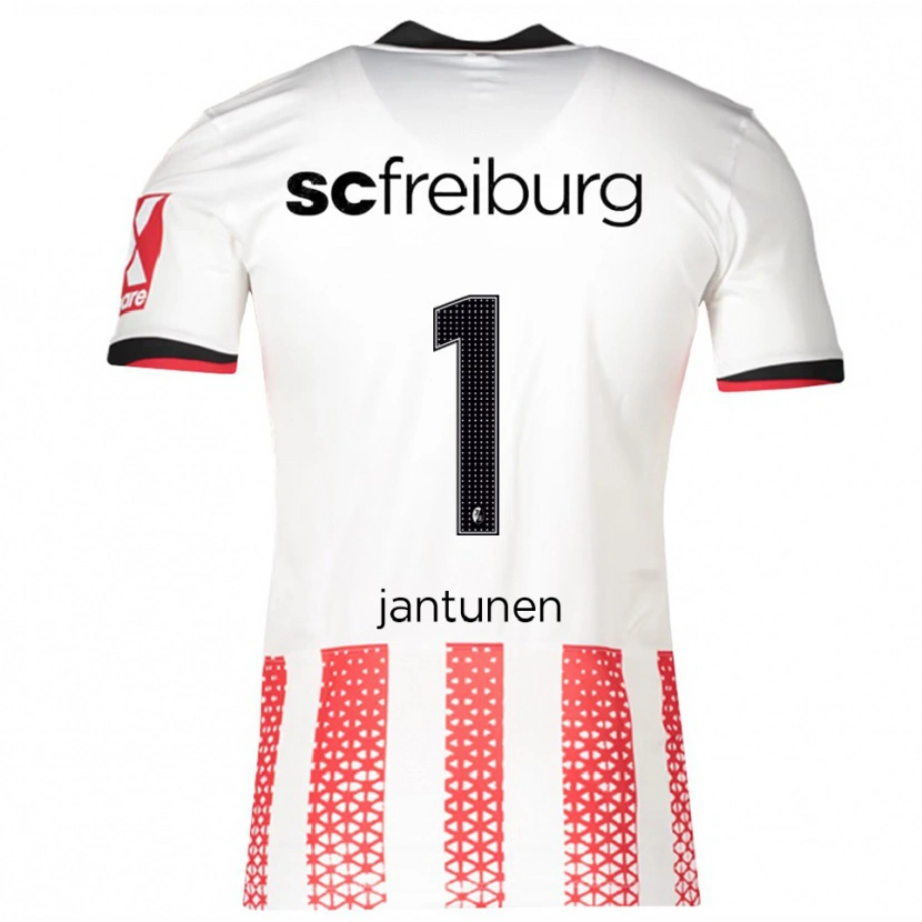 Danxen Heren Jaaso Jantunen #1 Wit Rood Thuisshirt Thuistenue 2025/26 T-Shirt