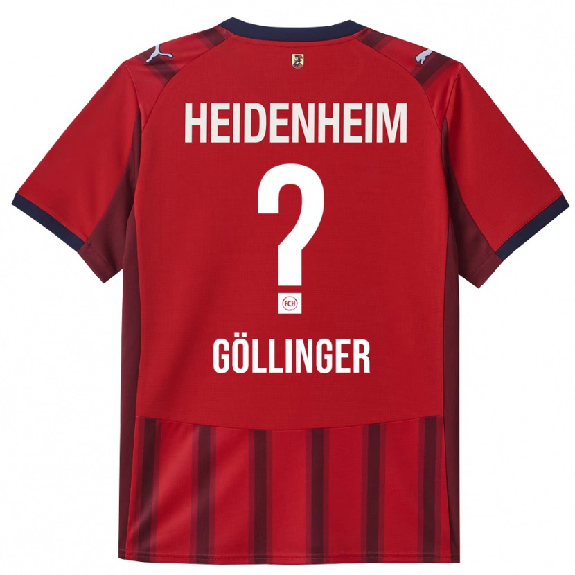 Danxen Heren Tobias Göllinger #0 Rood Marineblauw Thuisshirt Thuistenue 2025/26 T-Shirt