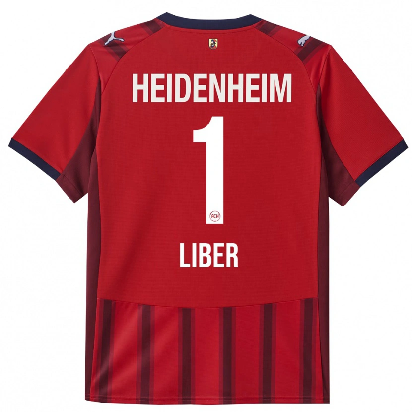 Danxen Heren Janina Liber #1 Rood Marineblauw Thuisshirt Thuistenue 2025/26 T-Shirt