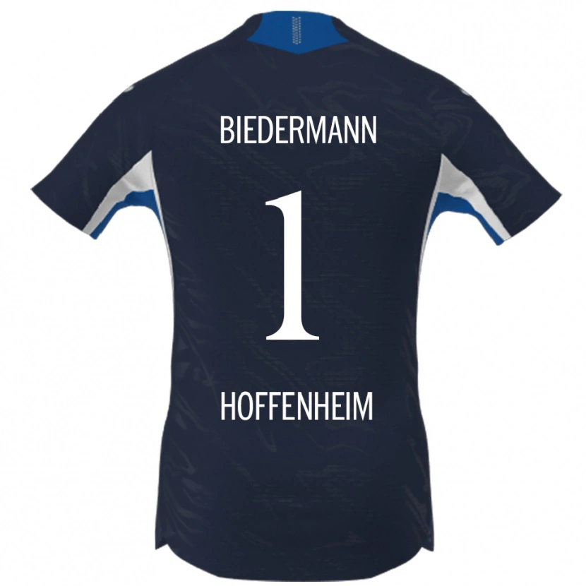 Danxen Heren Nico Biedermann #1 Marineblauw Wit Thuisshirt Thuistenue 2025/26 T-Shirt