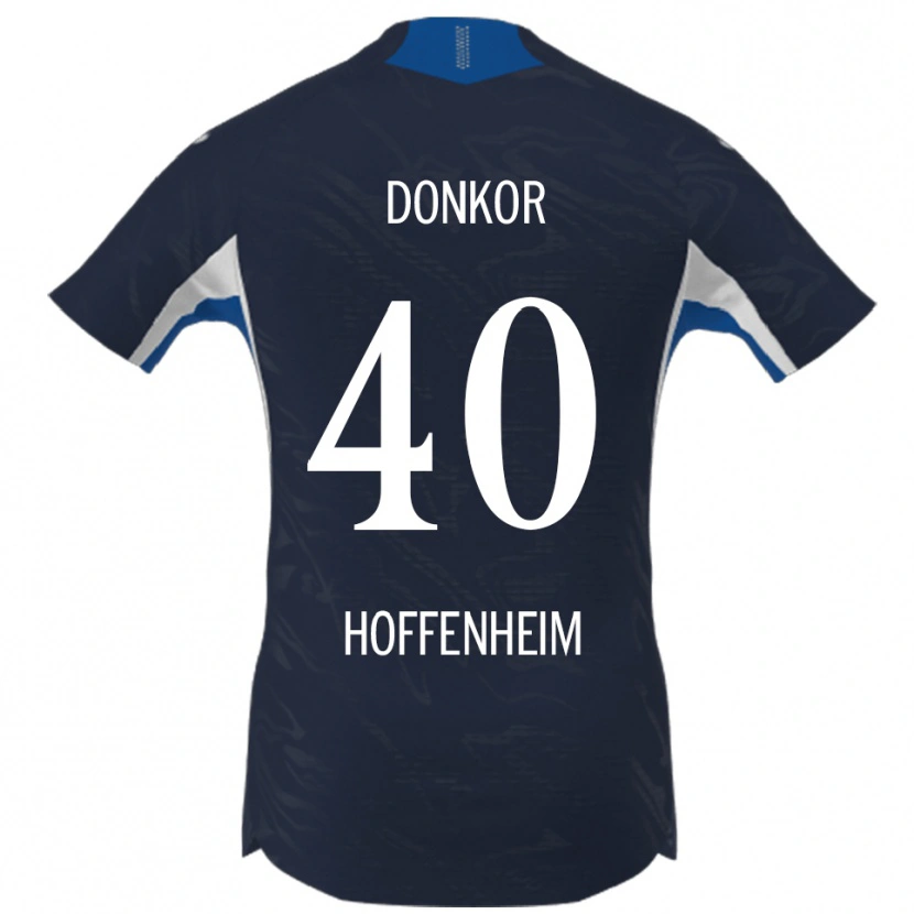 Danxen Heren Denis Donkor #40 Marineblauw Wit Thuisshirt Thuistenue 2025/26 T-Shirt