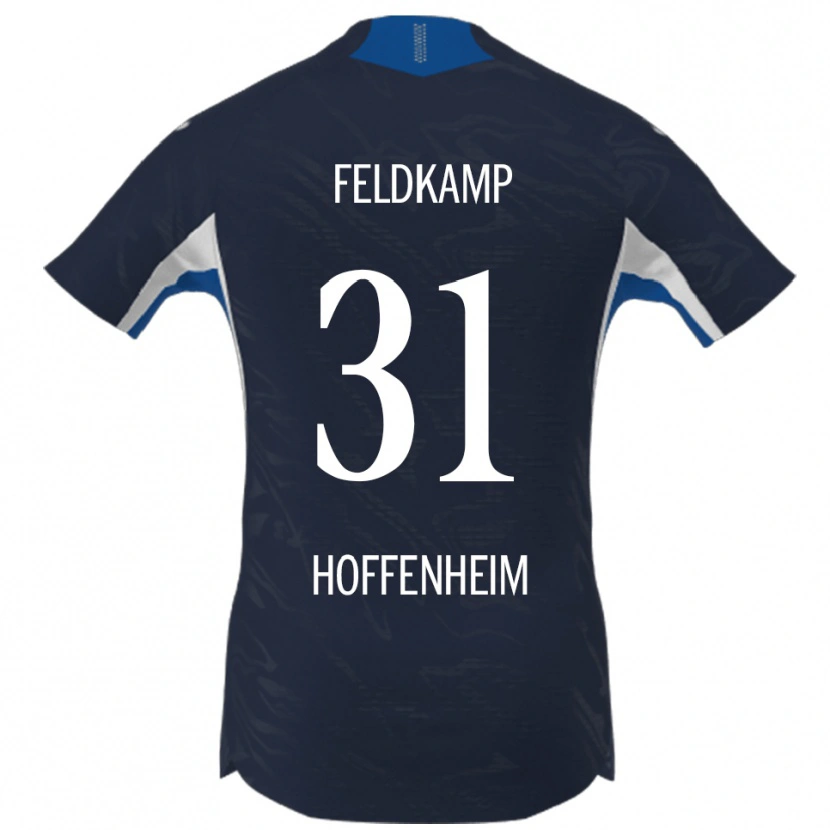Danxen Heren Jana Feldkamp #31 Marineblauw Wit Thuisshirt Thuistenue 2025/26 T-Shirt