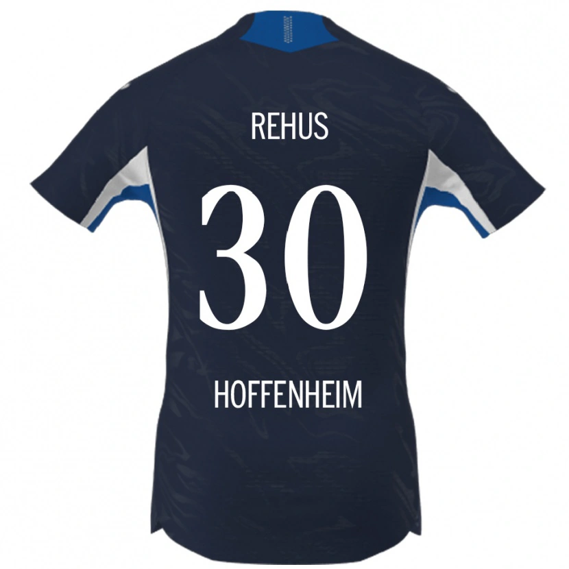 Danxen Heren Milan Rehus #30 Marineblauw Wit Thuisshirt Thuistenue 2025/26 T-Shirt
