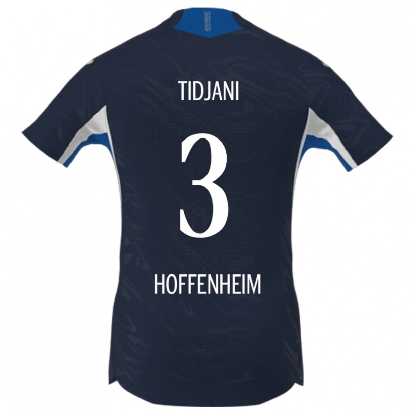 Danxen Heren Nouh Tidjani #3 Marineblauw Wit Thuisshirt Thuistenue 2025/26 T-Shirt