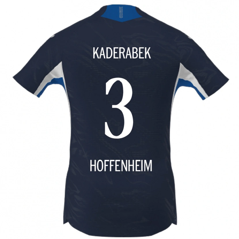 Danxen Heren Pavel Kaderabek #3 Marineblauw Wit Thuisshirt Thuistenue 2025/26 T-Shirt
