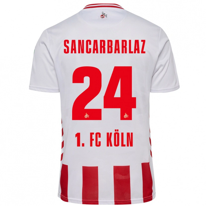 Danxen Heren Keyhan Sancarbarlaz #24 Wit Rood Thuisshirt Thuistenue 2025/26 T-Shirt