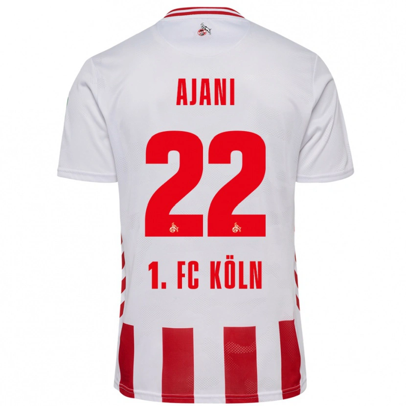 Danxen Heren Marvin Ajani #22 Wit Rood Thuisshirt Thuistenue 2025/26 T-Shirt