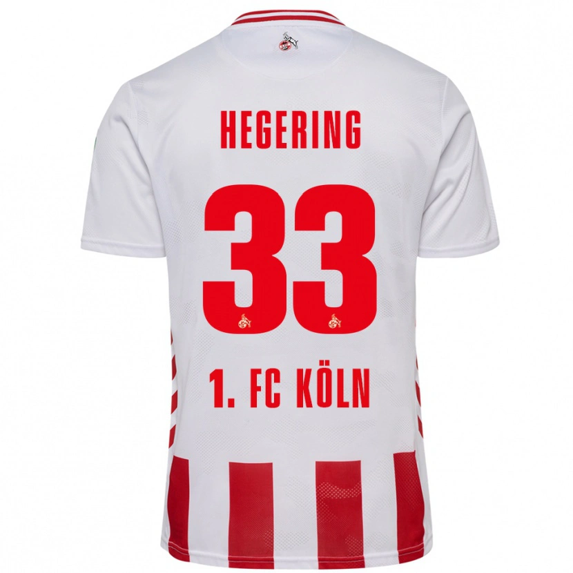 Danxen Heren Marina Hegering #33 Wit Rood Thuisshirt Thuistenue 2025/26 T-Shirt
