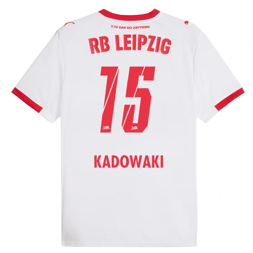 Danxen Heren Mai Kadowaki #15 Wit Rood Thuisshirt Thuistenue 2025/26 T-Shirt