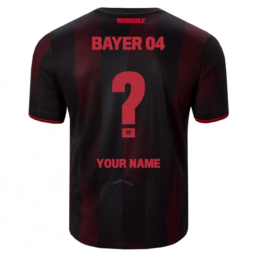 Danxen Heren Uw Naam #0 Zwart Rood Thuisshirt Thuistenue 2025/26 T-Shirt