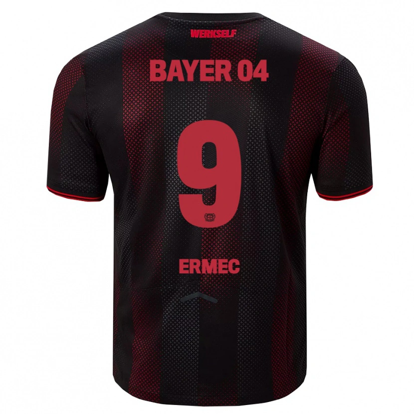 Danxen Heren Berkan Ermeç #9 Zwart Rood Thuisshirt Thuistenue 2025/26 T-Shirt