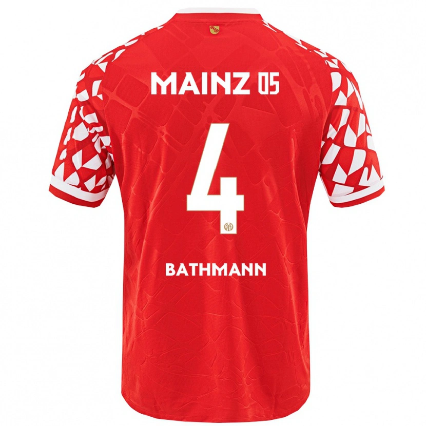 Danxen Heren Kara Bathmann #4 Rood Wit Thuisshirt Thuistenue 2025/26 T-Shirt