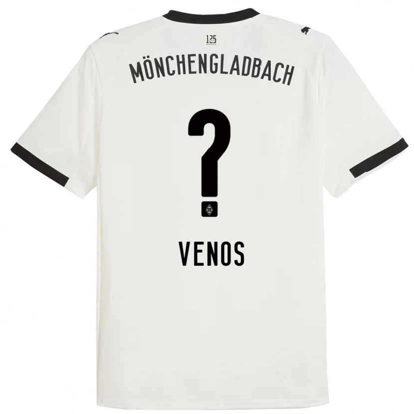Danxen Heren Christos Venos #0 Wit Zwart Thuisshirt Thuistenue 2025/26 T-Shirt