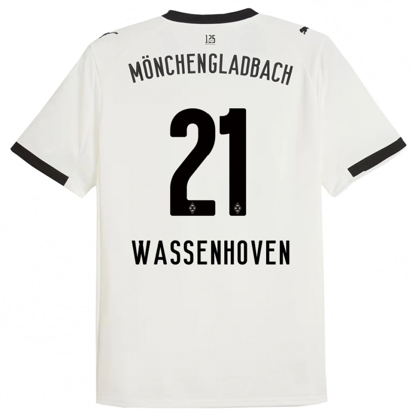 Danxen Heren Michelle Wassenhoven #21 Wit Zwart Thuisshirt Thuistenue 2025/26 T-Shirt