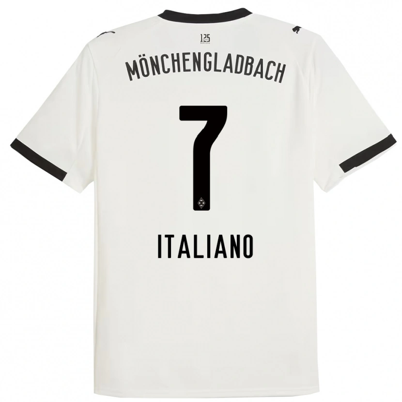 Danxen Heren Jacob Italiano #7 Wit Zwart Thuisshirt Thuistenue 2025/26 T-Shirt