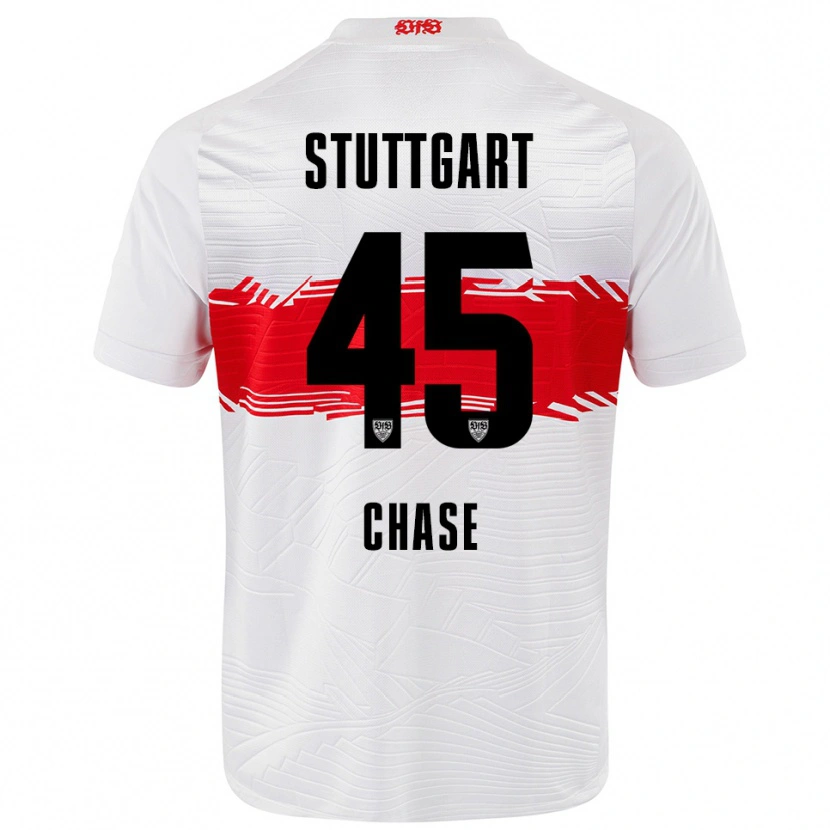 Danxen Heren Anrie Chase #45 Wit Rood Thuisshirt Thuistenue 2025/26 T-Shirt