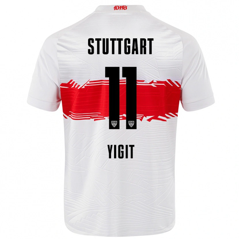 Danxen Heren Ertugrul Yigit #11 Wit Rood Thuisshirt Thuistenue 2025/26 T-Shirt