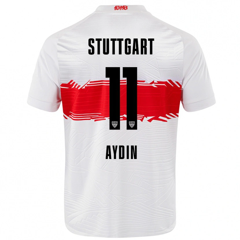 Danxen Heren Ali Aydin #11 Wit Rood Thuisshirt Thuistenue 2025/26 T-Shirt