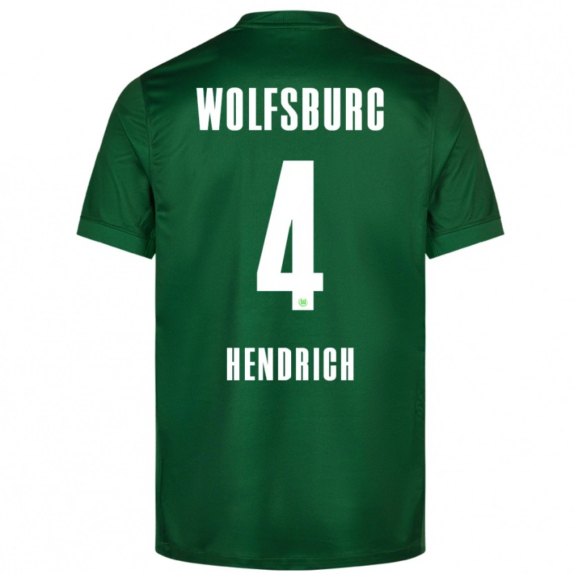 Danxen Heren Kathrin Hendrich #4 Groen Wit Thuisshirt Thuistenue 2025/26 T-Shirt