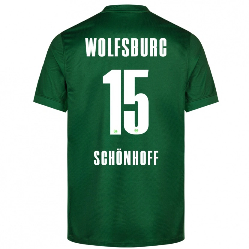 Danxen Heren Henry Schönhoff #15 Groen Wit Thuisshirt Thuistenue 2025/26 T-Shirt